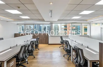 Office Space - Studio - 2 Bathrooms for rent in One Lake Plaza - JLT Cluster T - Jumeirah Lake Towers - Dubai