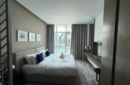 Apartment - Studio - 1 for rent in Damac Maison Prive B - Damac Maison Prive - Business Bay - Dubai