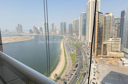 Apartment - 1 - 2 for rent in Al Waha Residence - Al Khan - Sharjah