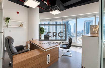 Office Space - Studio - 1 for rent in The Prime Tower - Business Bay - Dubai