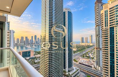 Apartment - 2 - 3 for rent in Sulafa Tower - Dubai Marina - Dubai