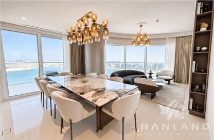 Apartment - 2 - 3 for rent in Grand Bleu Tower 2 - Grand Bleu - Emaar Beachfront - Dubai Harbour - Dubai