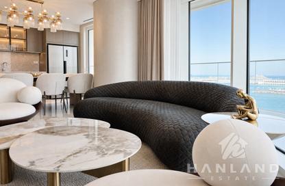Apartment - 2 - 3 for rent in Grand Bleu Tower 2 - Grand Bleu - Emaar Beachfront - Dubai Harbour - Dubai