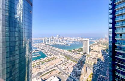 Apartment - 1 - 2 for rent in Cayan Tower - Dubai Marina - Dubai