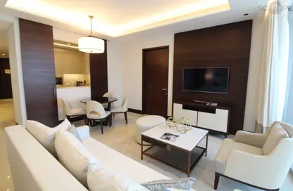 شقة - غرفة نوم - 2 حمامات للايجار في 1 فندق العنوان-سكاي فيو - أبراج العنوان سكاي فيو - وسط مدينة دبي - دبي