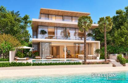 Villa - 5 - 7 for sale in Beach Collection Frond K - Beach Collection - Palm Jebel Ali - Dubai