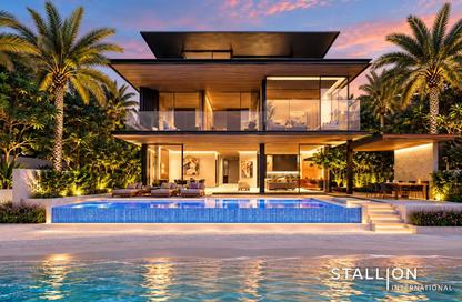 Villa - 5 - 7 for sale in Beach Collection Frond K - Beach Collection - Palm Jebel Ali - Dubai