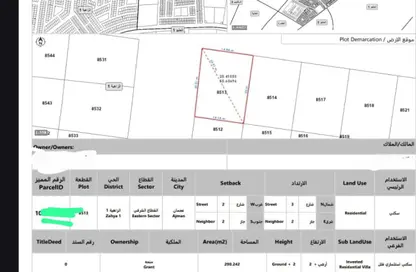 Land - Studio for sale in Al Zaheya Gardens - Al Zahya - Ajman