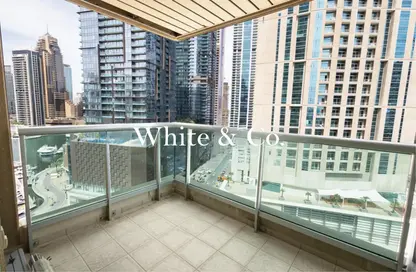 Apartment - 3 Bedrooms - 4 Bathrooms for rent in Al Mass Tower - Dubai Marina Towers - Dubai Marina - Dubai