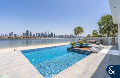 Villa - 5 Bedrooms - 6 Bathrooms for rent in Garden Homes Frond N - Garden Homes - Palm Jumeirah - Dubai
