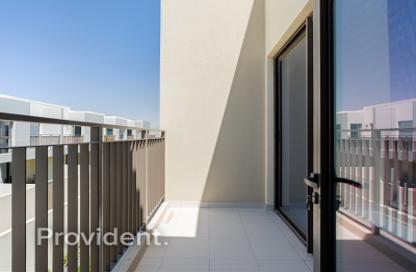 Townhouse - 3 - 4 for rent in Greenview - Emaar South - Dubai South (Dubai World Central) - Dubai
