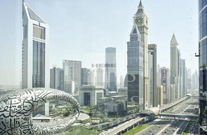 Office Space - Studio - 2 Bathrooms for rent in Latifa Tower - Sheikh Zayed Road - Dubai