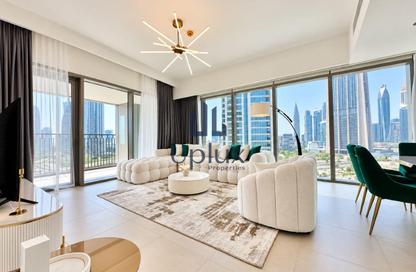 Apartment - 3 - 4 for rent in Downtown Views II Tower 3 - Downtown Views II - Zabeel 2 - Zabeel - Dubai