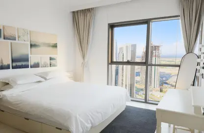 شقة - غرفة نوم - 1 حمام للايجار في B كريك سايد 18 - حدائق الإمارات 1 - مرسى خور دبي - دبي