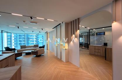 Office Space - Studio - 2 Bathrooms for rent in The Binary Tower - Business Bay - Dubai