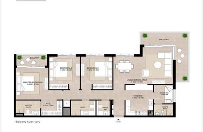 Apartment - 3 Bedrooms - 4 Bathrooms for sale in Elaya - Town Square - Dubai