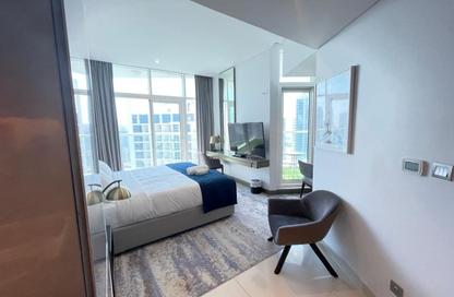 Apartment - Studio - 1 for rent in Damac Maison Prive B - Damac Maison Prive - Business Bay - Dubai