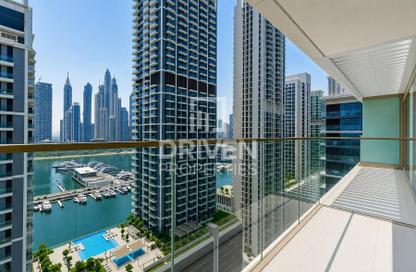 Apartment - 1 - 1 for rent in Grand Bleu Tower 2 - Emaar Beachfront - Dubai Harbour - Dubai
