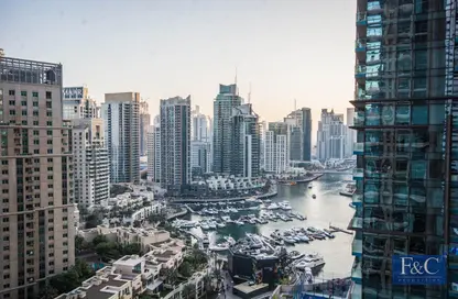 Apartment - 2 Bedrooms - 3 Bathrooms for rent in Marina Heights - Dubai Marina - Dubai