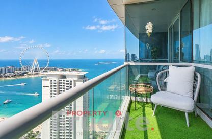 Apartment - 2 - 3 for rent in Al Fattan Marine Tower - Al Fattan Marine Towers - Jumeirah Beach Residence - Dubai