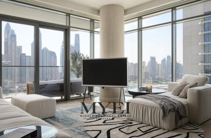 شقة - 3 - 4 للايجار في برج Marina Vista 2 - مارينا فيستا - إعمار بيتشفرونت - دبي هاربور - دبي