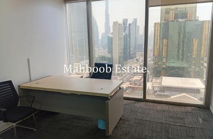 Office Space - Studio - 2 Bathrooms for rent in Al Saqr Business Tower - Sheikh Zayed Road - Dubai