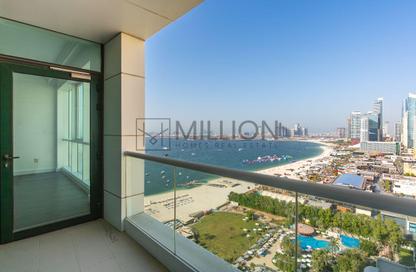 Apartment - 1 - 2 for rent in Al Bateen Residences - Jumeirah Beach Residence - Dubai