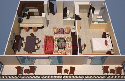 Hotel  and  Hotel Apartment - 1 Bedroom - 2 Bathrooms for rent in Marriott Executive Apartments - Riggat Al Buteen - Deira - Dubai