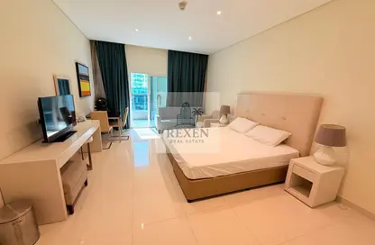 Apartment - Studio - 1 Bathroom for rent in Damac Maison Cour Jardin - Business Bay - Dubai
