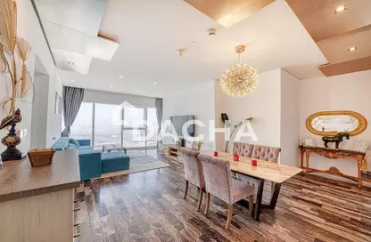 Apartment - 2 Bedrooms - 3 Bathrooms for rent in Damac Heights - Dubai Marina - Dubai