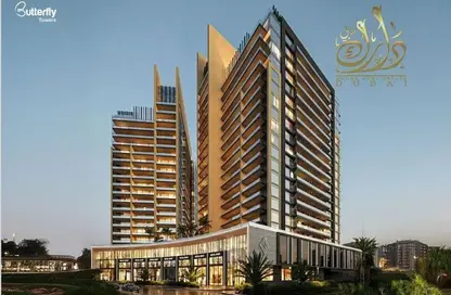 Apartment - 1 Bedroom - 2 Bathrooms for sale in Butterfly Towers - Arjan - Dubai