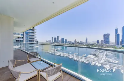 Apartment - 3 Bedrooms - 4 Bathrooms for rent in Marina Vista Tower 2 - Marina Vista - EMAAR Beachfront - Dubai Harbour - Dubai