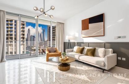 Apartment - 1 - 1 for rent in Beach Isle Tower 1 - Beach Isle - Emaar Beachfront - Dubai Harbour - Dubai
