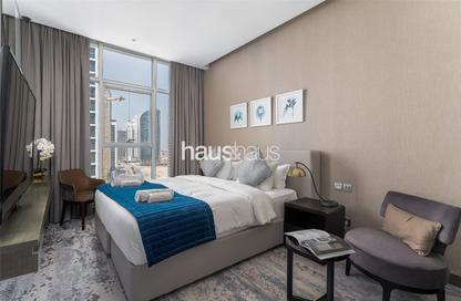 Apartment - Studio - 1 for rent in Damac Maison Prive B - Damac Maison Prive - Business Bay - Dubai