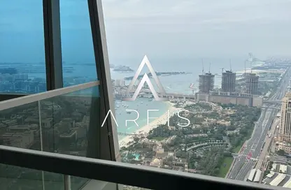 شقة - 3 غرف نوم - 4 حمامات للايجار في أوشن هايتس - دبي مارينا - دبي