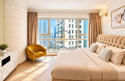Apartment - 1 - 1 for rent in Goldcrest Executive - JLT Cluster C - Jumeirah Lake Towers - Dubai