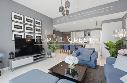 Apartment - 3 Bedrooms - 4 Bathrooms for rent in Sunrise Bay Tower 1 - Sunrise Bay - EMAAR Beachfront - Dubai Harbour - Dubai