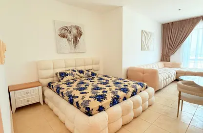 Apartment - Studio - 1 Bathroom for rent in Beach Tower 1 - Al Khan Lagoon - Al Khan - Sharjah