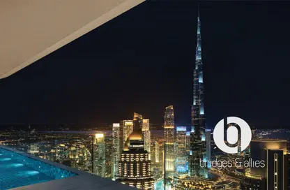 شقة - غرفة نوم - 2 حمامات للبيع في اكسكوزيت ليفينج ريزيدنسز - برج خليفة - وسط مدينة دبي - دبي
