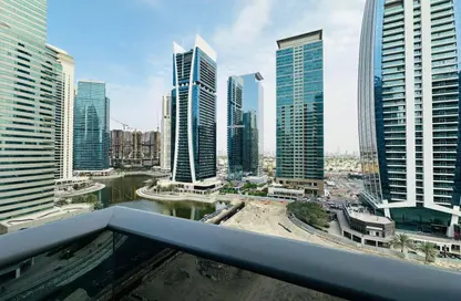 Apartment - 2 Bedrooms - 3 Bathrooms for rent in Green Lakes Towers 2 - Green Lakes Towers - JLT Cluster S - Jumeirah Lake Towers - Dubai