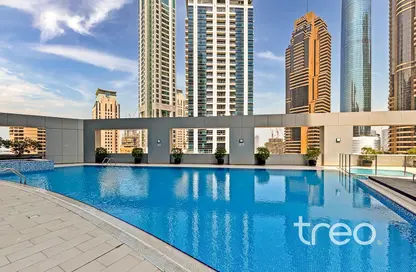 شقة - غرفة نوم - 2 حمامات للبيع في سكاي فيو - دبي مارينا - دبي