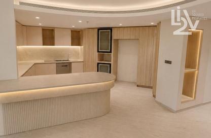 Apartment - 3 Bedrooms - 4 Bathrooms for rent in Al Khushkar - Shoreline Apartments - Palm Jumeirah - Dubai