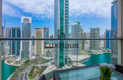 شقة - غرفة نوم - 1 حمام للايجار في برج بونينجتون - (JLT) مجمع J - أبراج بحيرات الجميرا - دبي