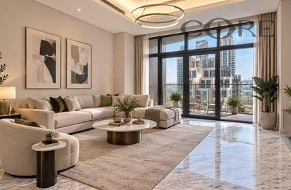 Apartment - 4 - 5 for rent in IL Primo - Opera District - Downtown Dubai - Dubai