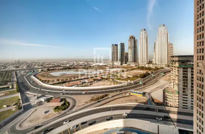 مكتب - استوديو للايجار في برج تشرشل للأعمال - أبراج تشرشل - الخليج التجاري - دبي