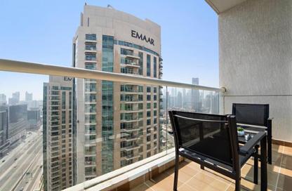 Apartment - Studio - 1 Bathroom for rent in Burj Al Nujoom - Downtown Dubai - Dubai