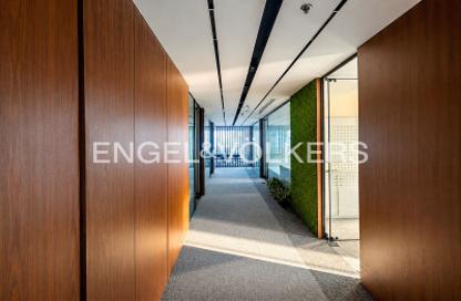 Office Space - Studio - 1 Bathroom for rent in Marina Plaza - Dubai Marina - Dubai