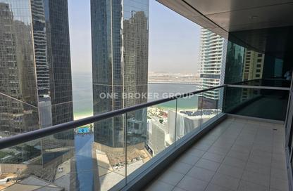 Apartment - 3 Bedrooms - 4 Bathrooms for rent in Al Fattan Marine Tower - Al Fattan Marine Towers - Jumeirah Beach Residence - Dubai