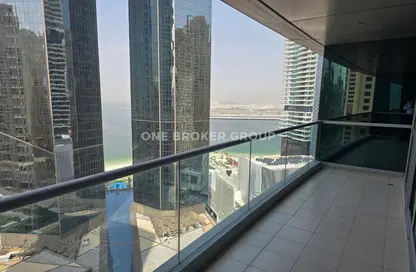 Apartment - 3 Bedrooms - 4 Bathrooms for rent in Al Fattan Marine Tower - Al Fattan Marine Towers - Jumeirah Beach Residence - Dubai