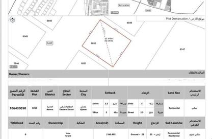 Land - Studio for sale in Al Aamra Gardens - Al Amerah - Ajman